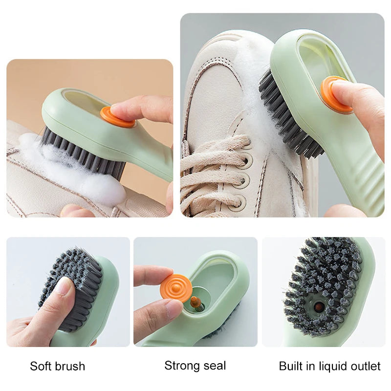 Multifunction Cleaning Brush Soft Bristled Liquid Shoe