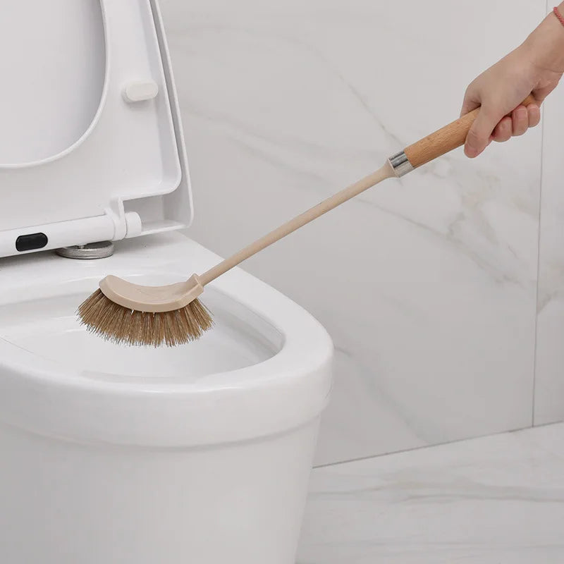 Wooden Long Handle Cleaning Toilet Brush Long Handle