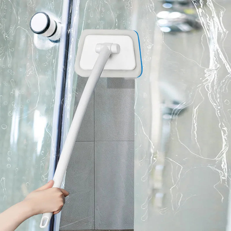 Multi-Functional Bathroom Wall Brush Long Handle Removable